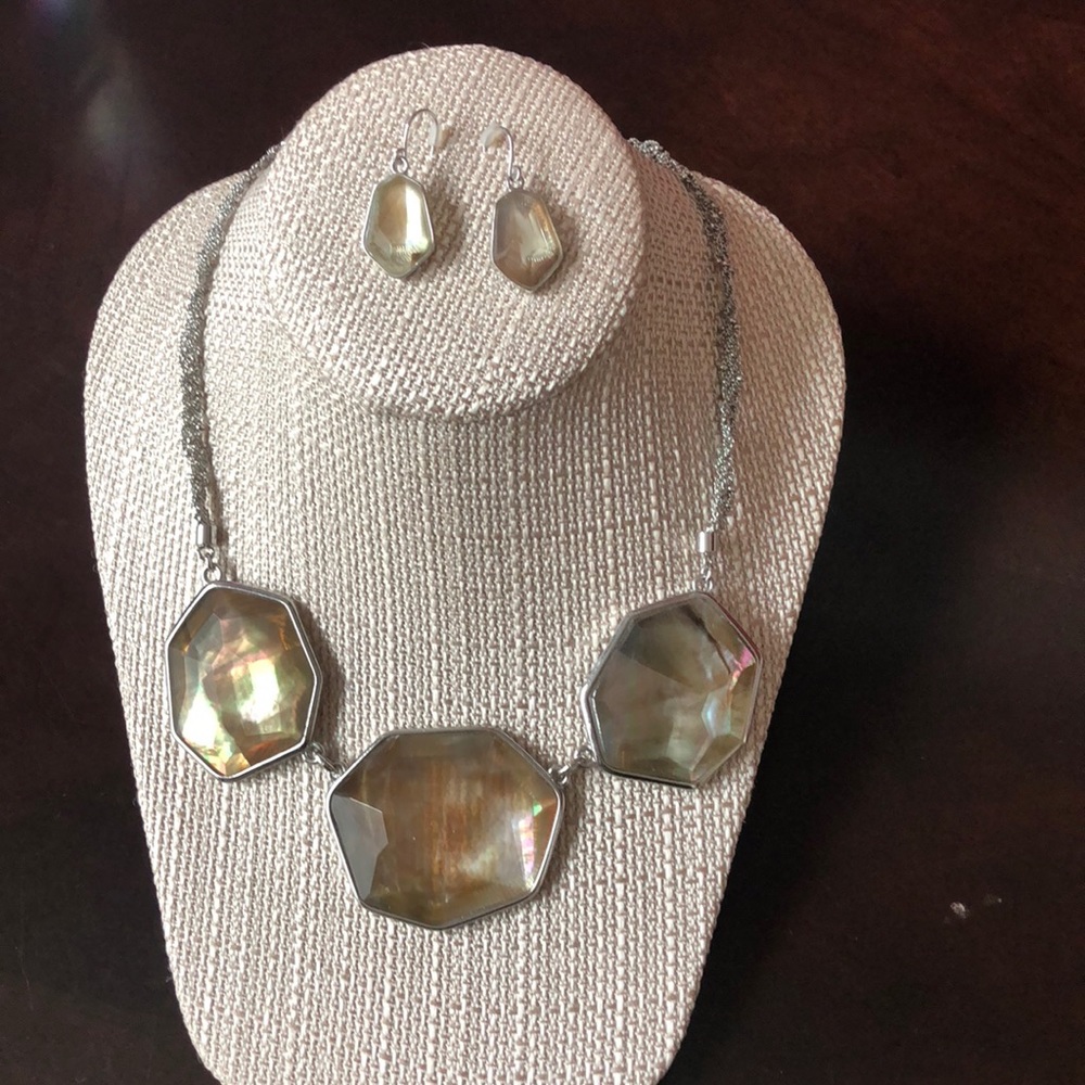 Chloe and Isabel necklace and earrings
